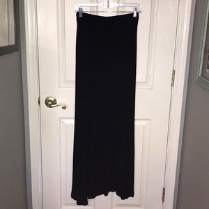Black maxi skirt